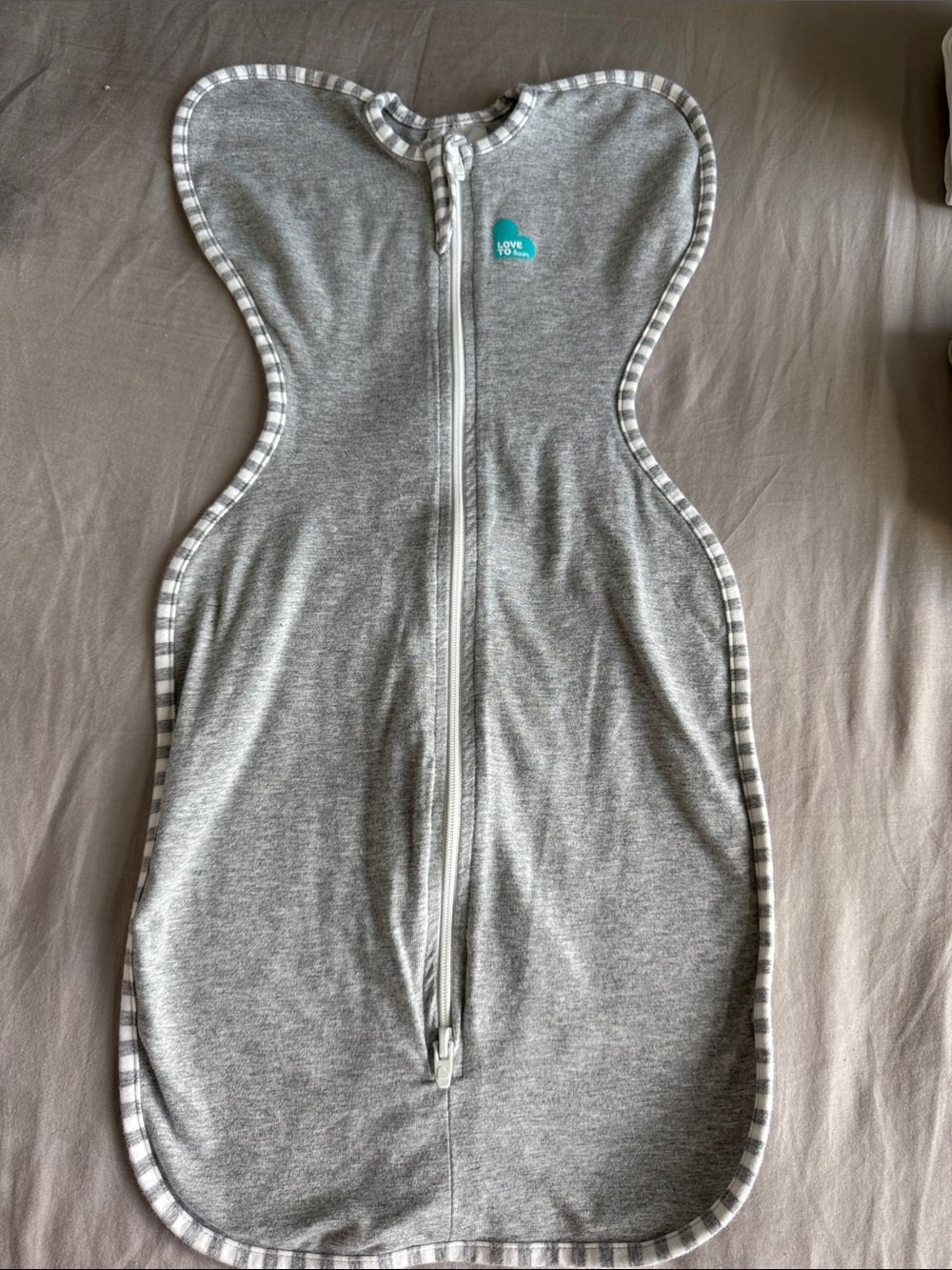 NWOT Love to dream Grey Swaddle Sleep Sack NB